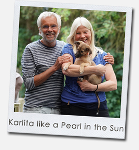 Karlita like a Pearl in the Sun