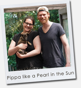 Pippa like a Pearl in the Sun